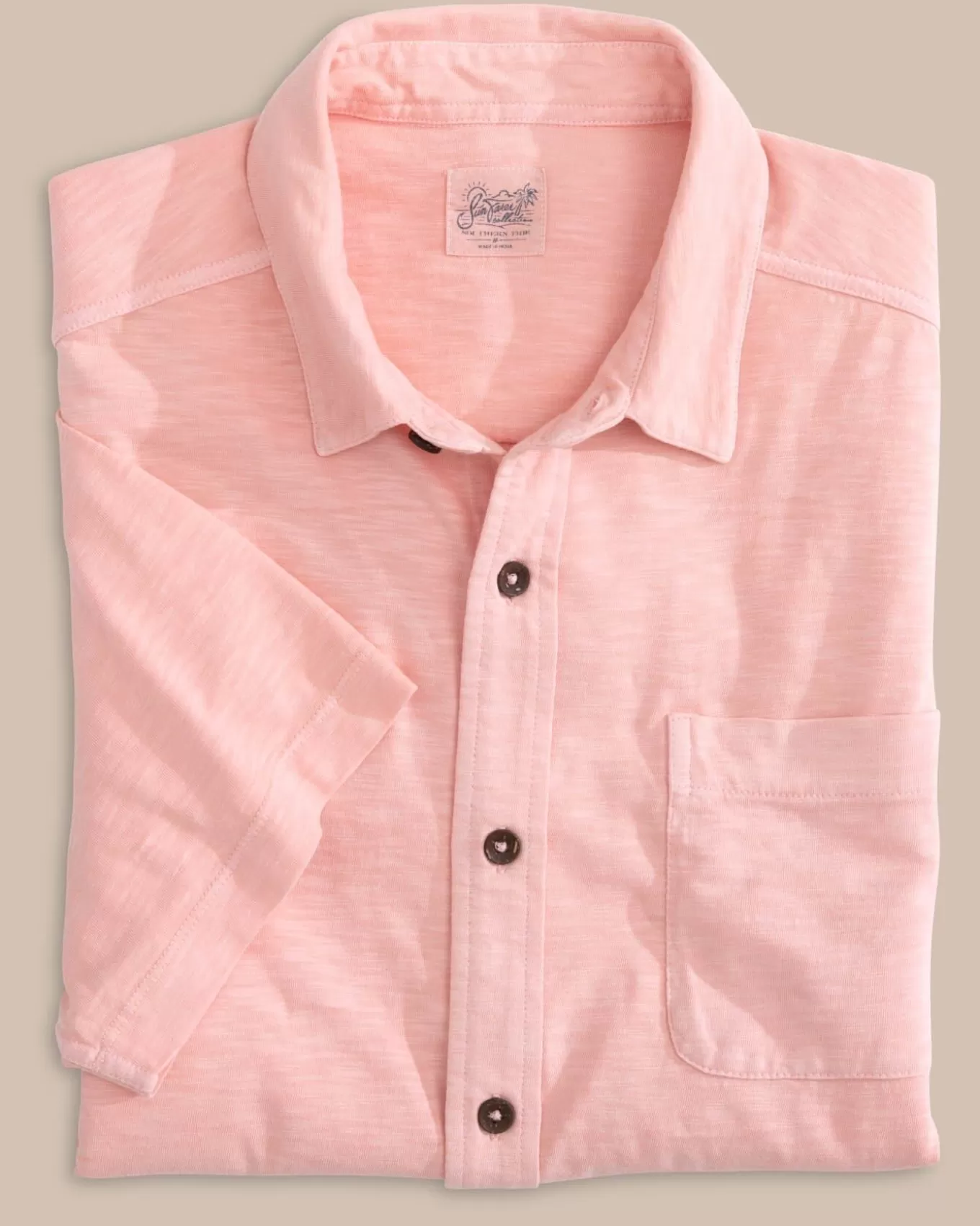 Southern Tide Beachcast Solid Knit Short Sleeve Sport Shirt< Sport Shirts & Button Downs