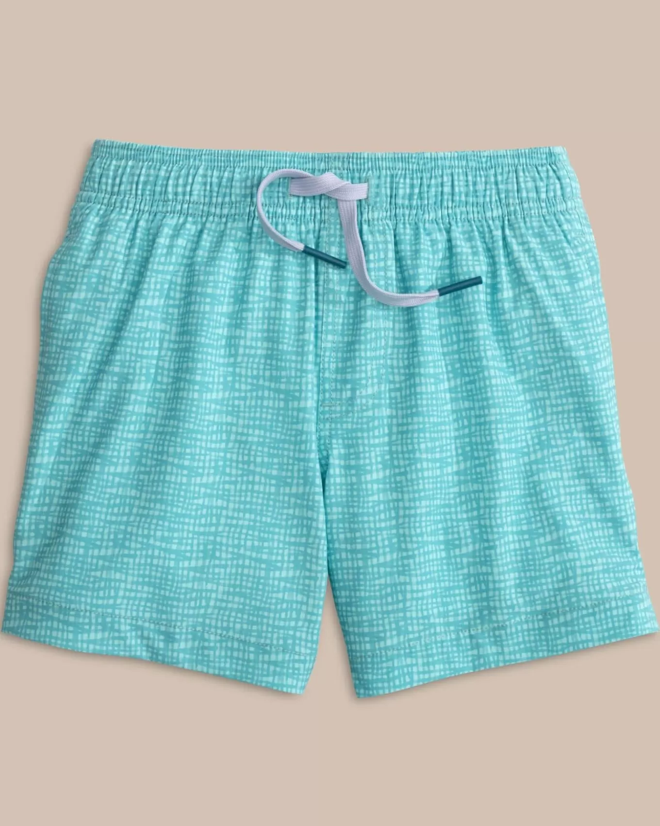 Southern Tide Boys Painted Check Swim Trunk< Boys Swim Trunks