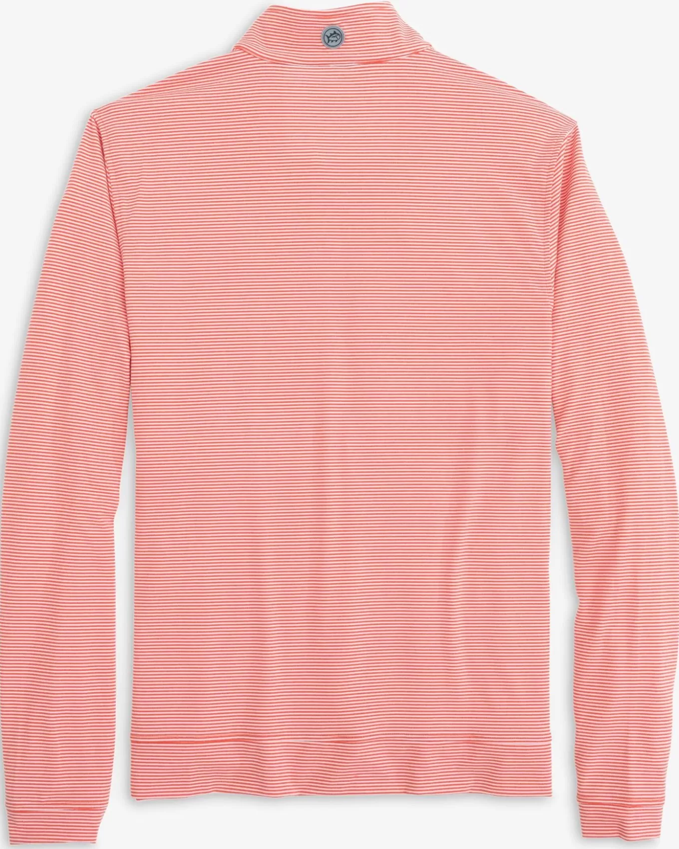 Southern Tide Clemson Tigers Cruiser Micro-Stripe Heather Quarter Zip< Outerwear
