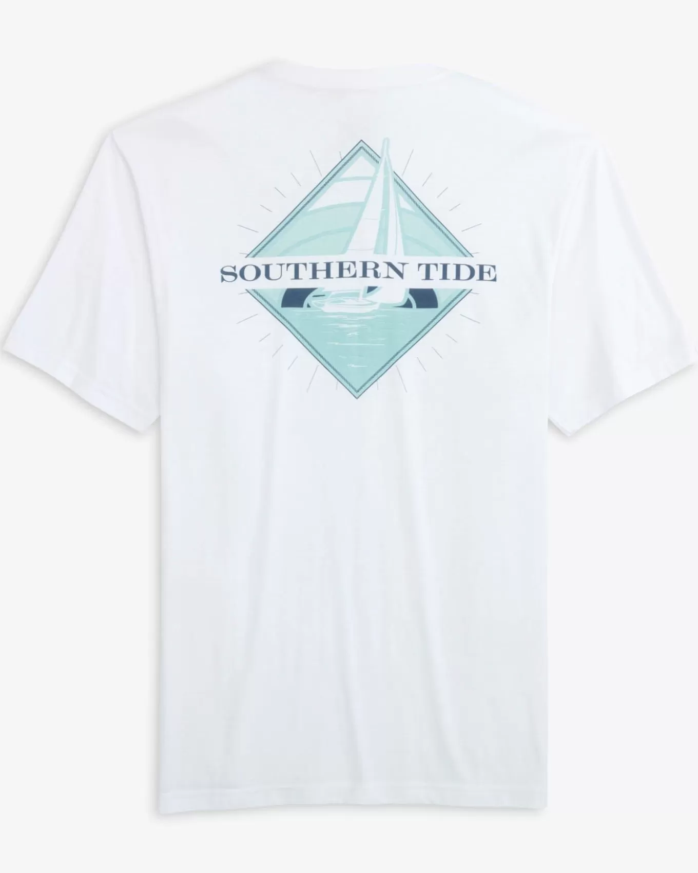 Southern Tide Diamond Sailing Short Sleeve T-Shirt< T-Shirts