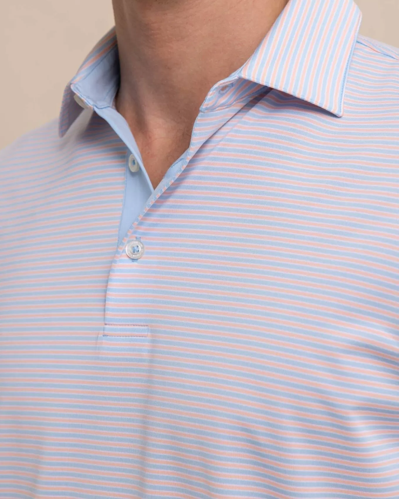 Southern Tide Driver Verdae Stripe Polo< Polo Shirts