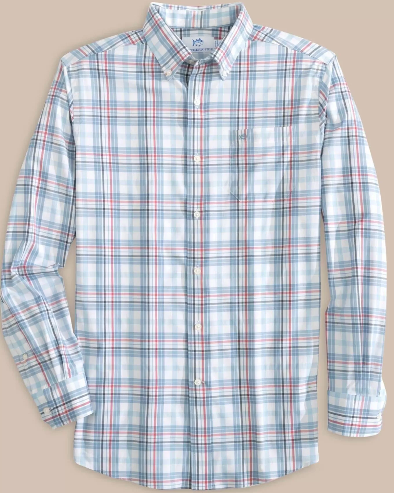 Southern Tide Durwood Plaid Intercoastal Sport Shirt< Sport Shirts & Button Downs