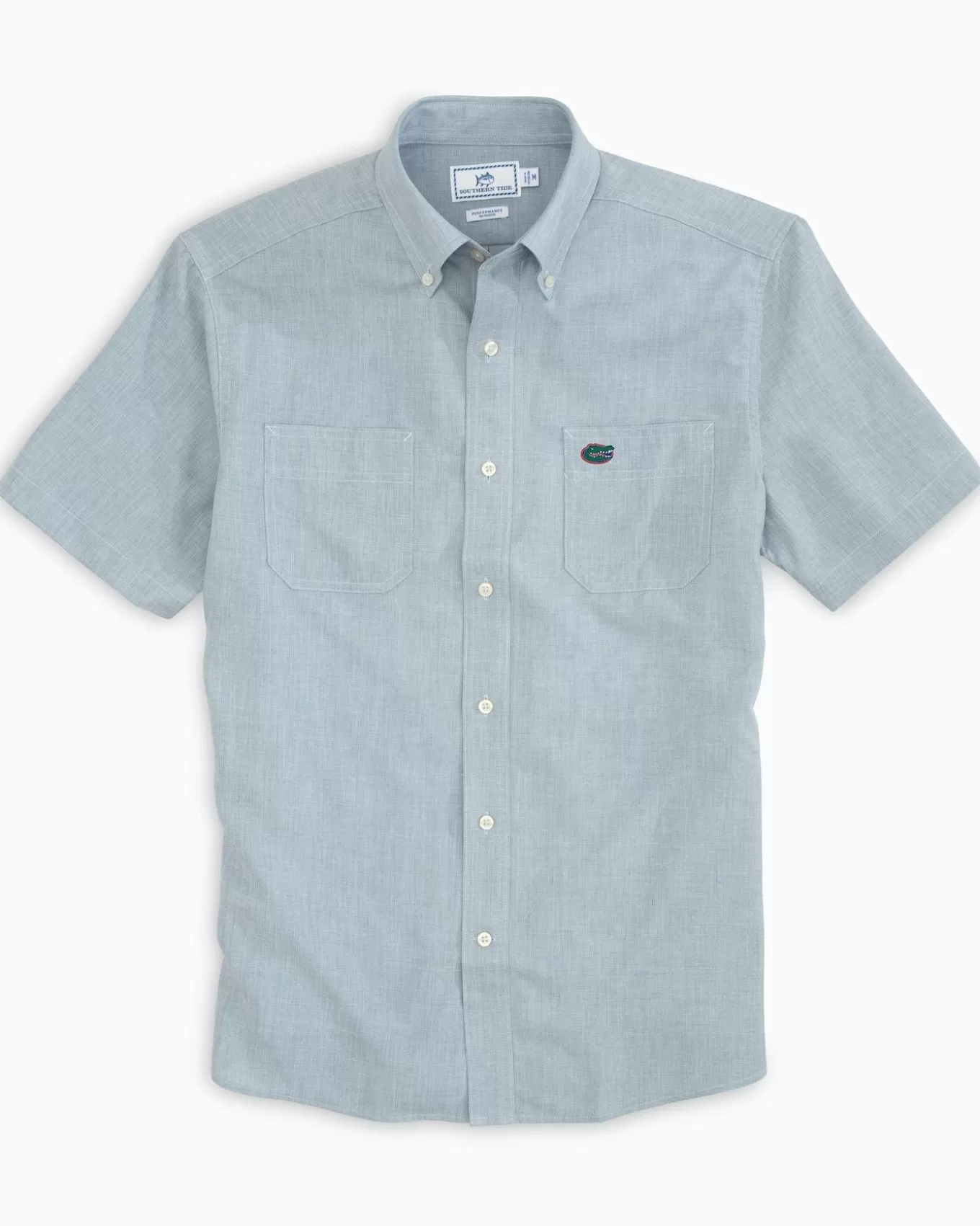 Southern Tide Florida Gators Short Sleeve Button Down Dock Shirt< Sport Shirts & Button Downs