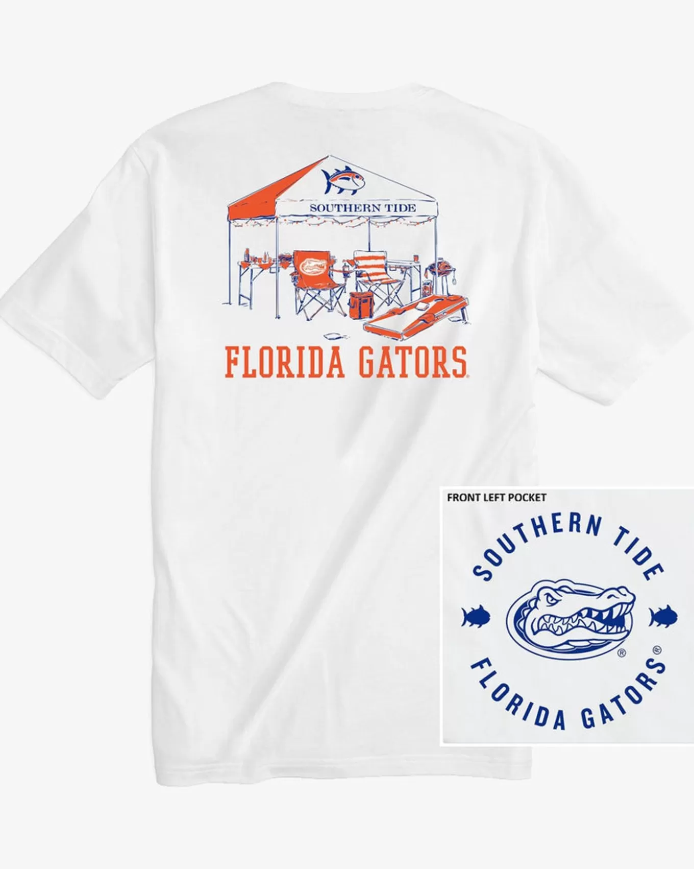 Southern Tide Florida Gators Tailgate Time T-Shirt< T-Shirts