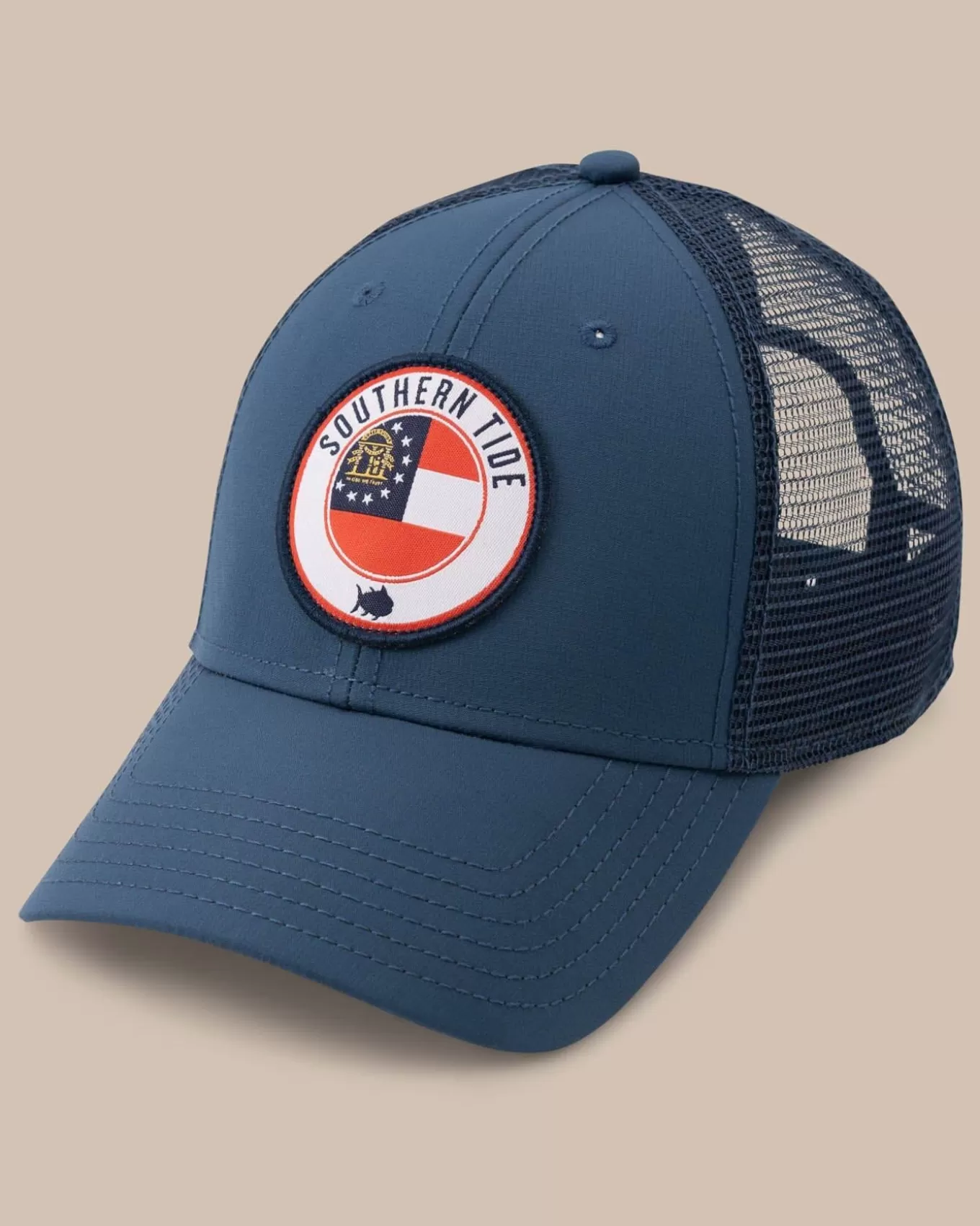 Southern Tide Georgia Patch Performance Trucker Hat< Hats & Visors
