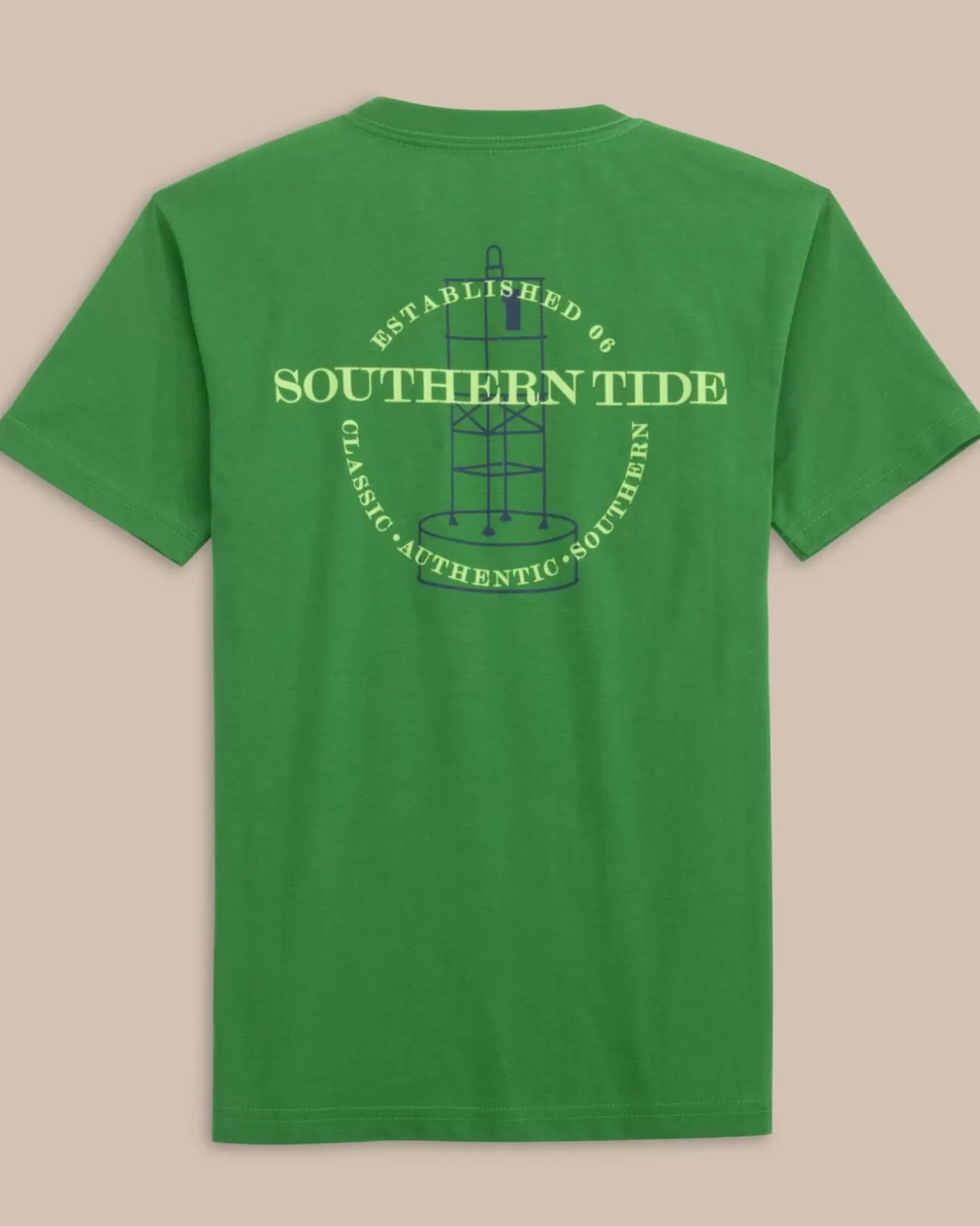 Southern Tide Kids Buoy Badge Heather Short Sleeve T-Shirt< Kids T-Shirts
