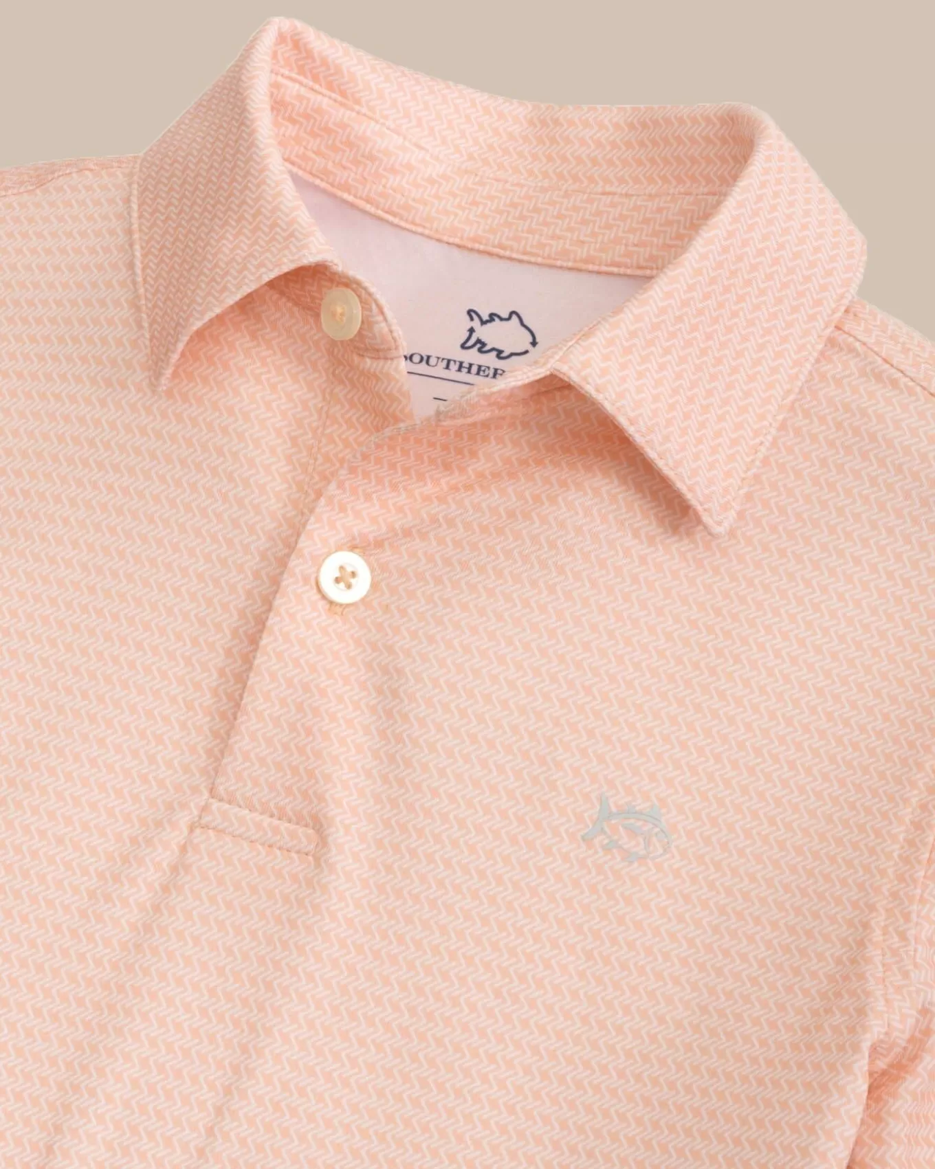 Southern Tide Kids Driver Getting Ziggy With It Printed Polo< Boys Polo Shirts