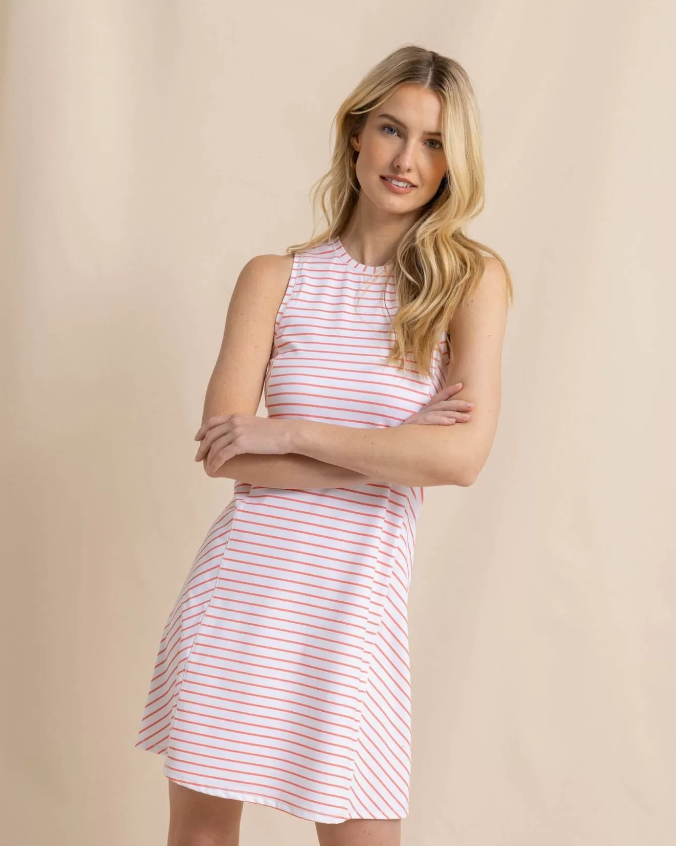 Southern Tide Lyllee Striped Performance Dress< Dresses