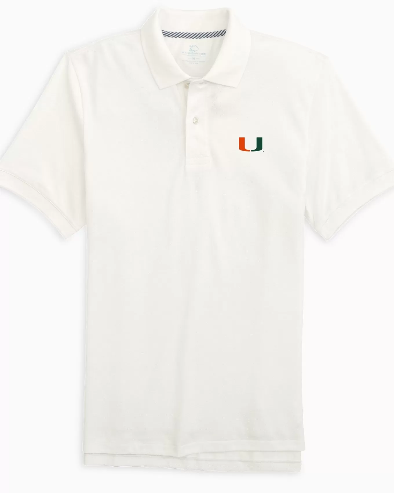 Southern Tide Miami Hurricanes Skipjack Polo Shirt< Polo Shirts