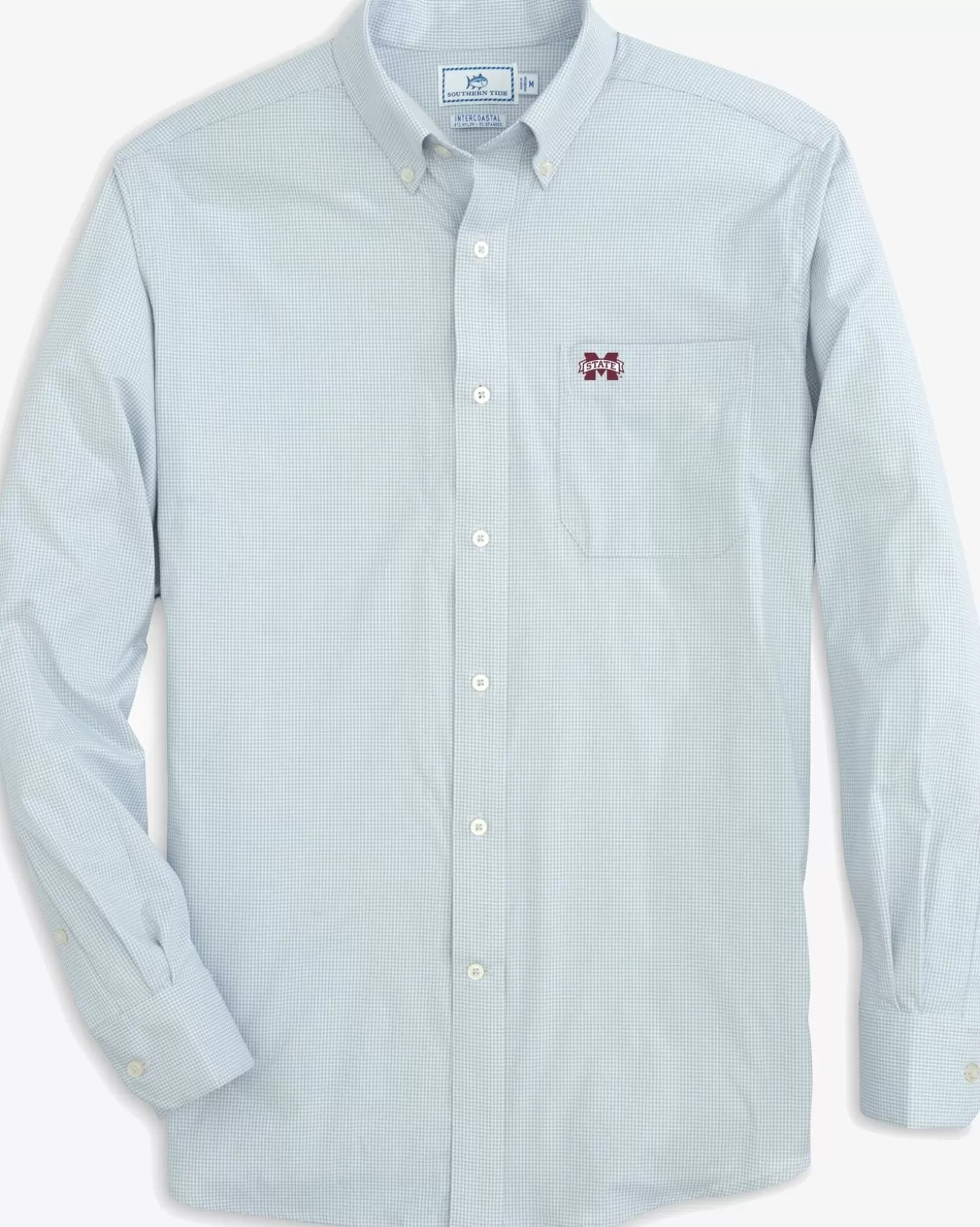 Southern Tide Mississippi State Bulldogs Gingham Button Down Shirt< Sport Shirts & Button Downs