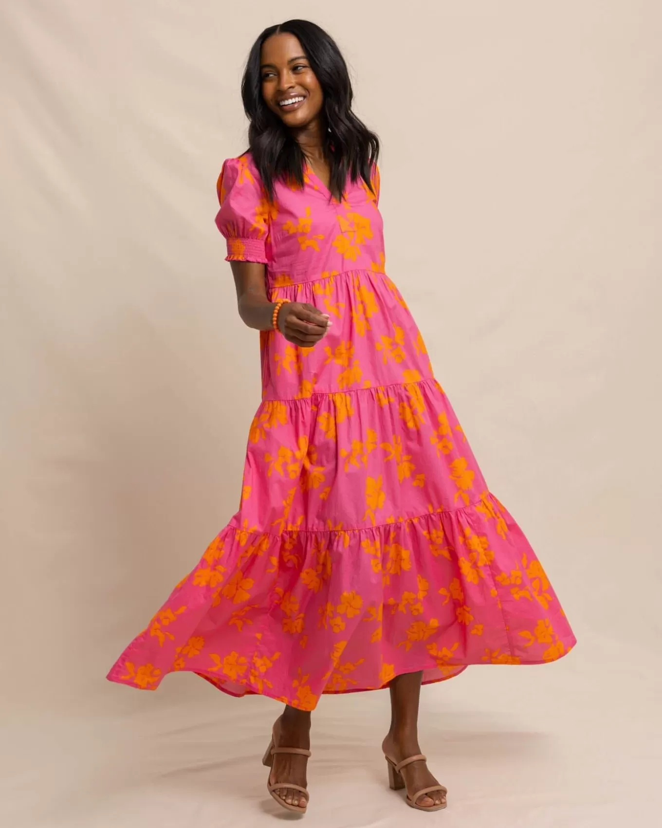 Southern Tide Nadine Tiered Cotton Lawn Maxi Dress< Dresses