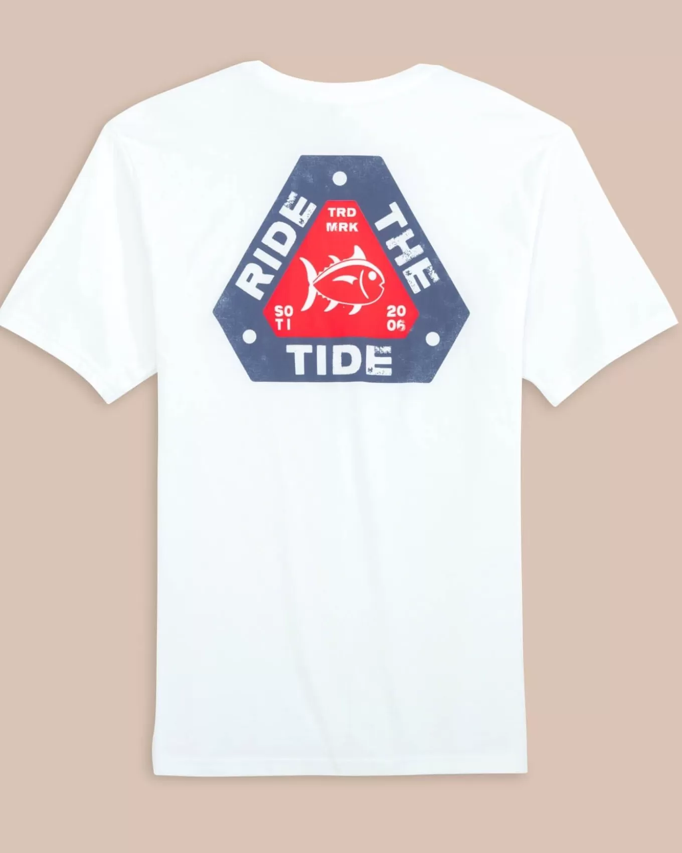 Southern Tide Ride The Tide Triangle Short Sleeve T-Shirt< T-Shirts