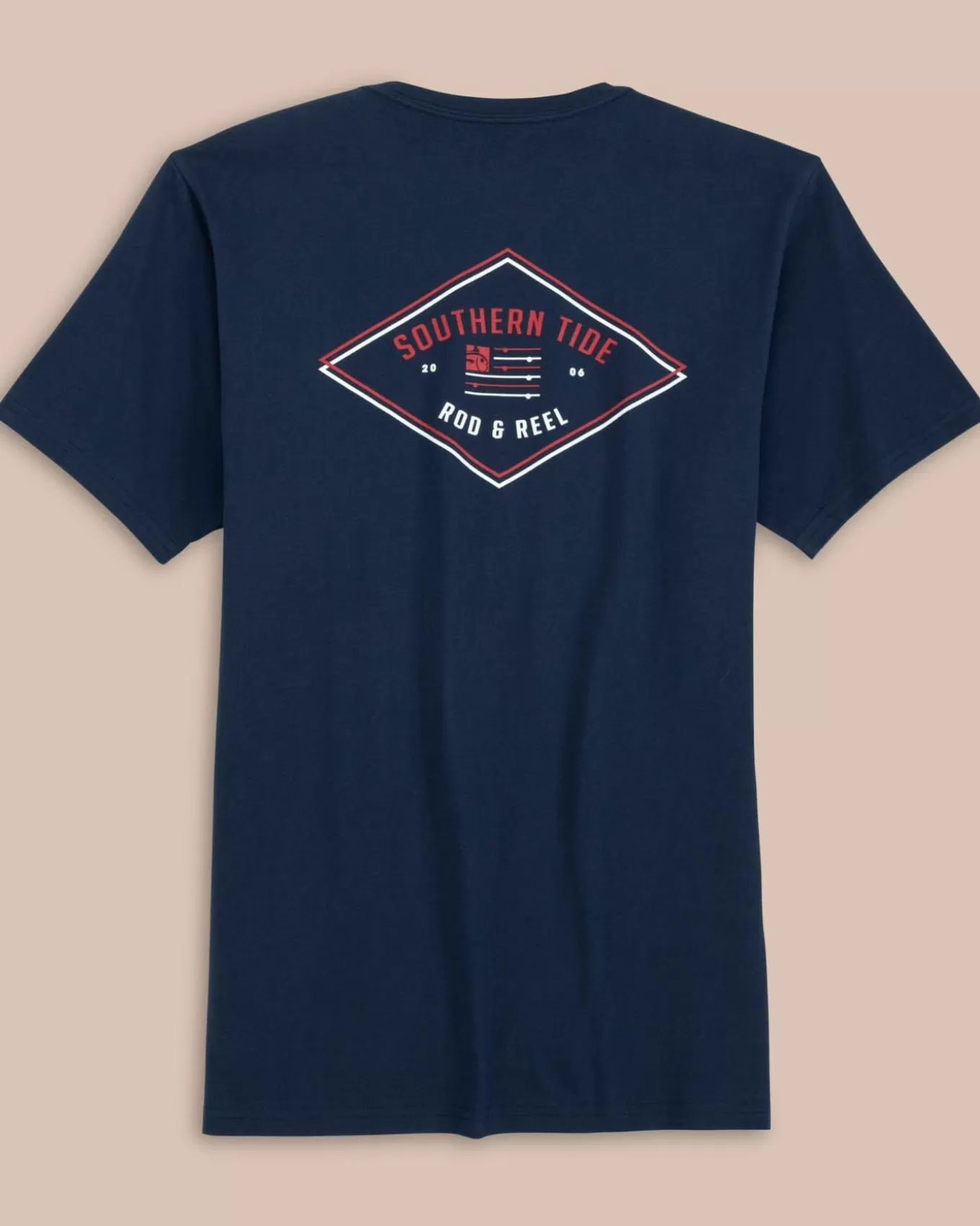 Southern Tide Rod And Reel Flag Short Sleeve T-Shirt< T-Shirts