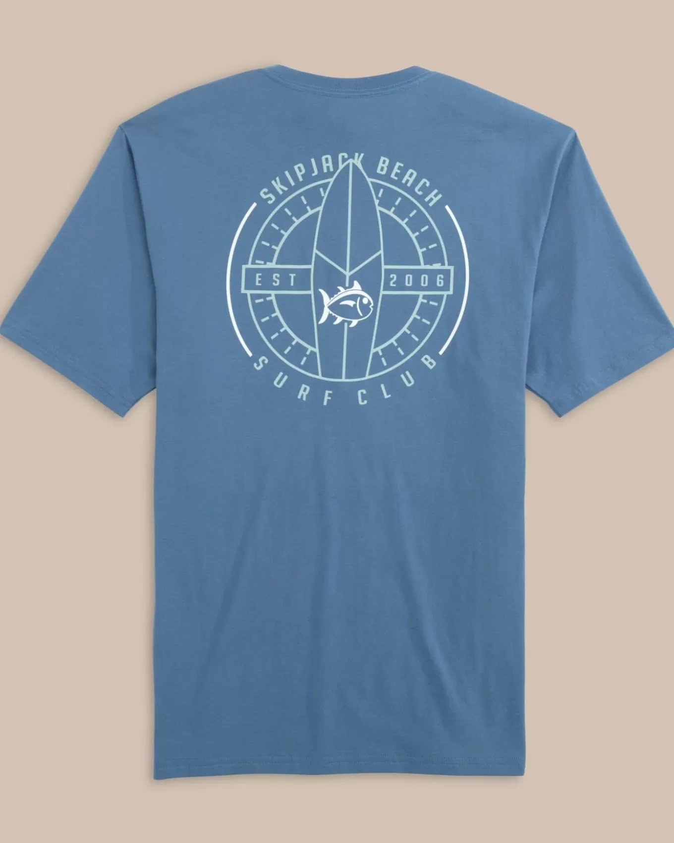 Southern Tide Skipjack Beach Surf Club Short Sleeve T-Shirt< T-Shirts