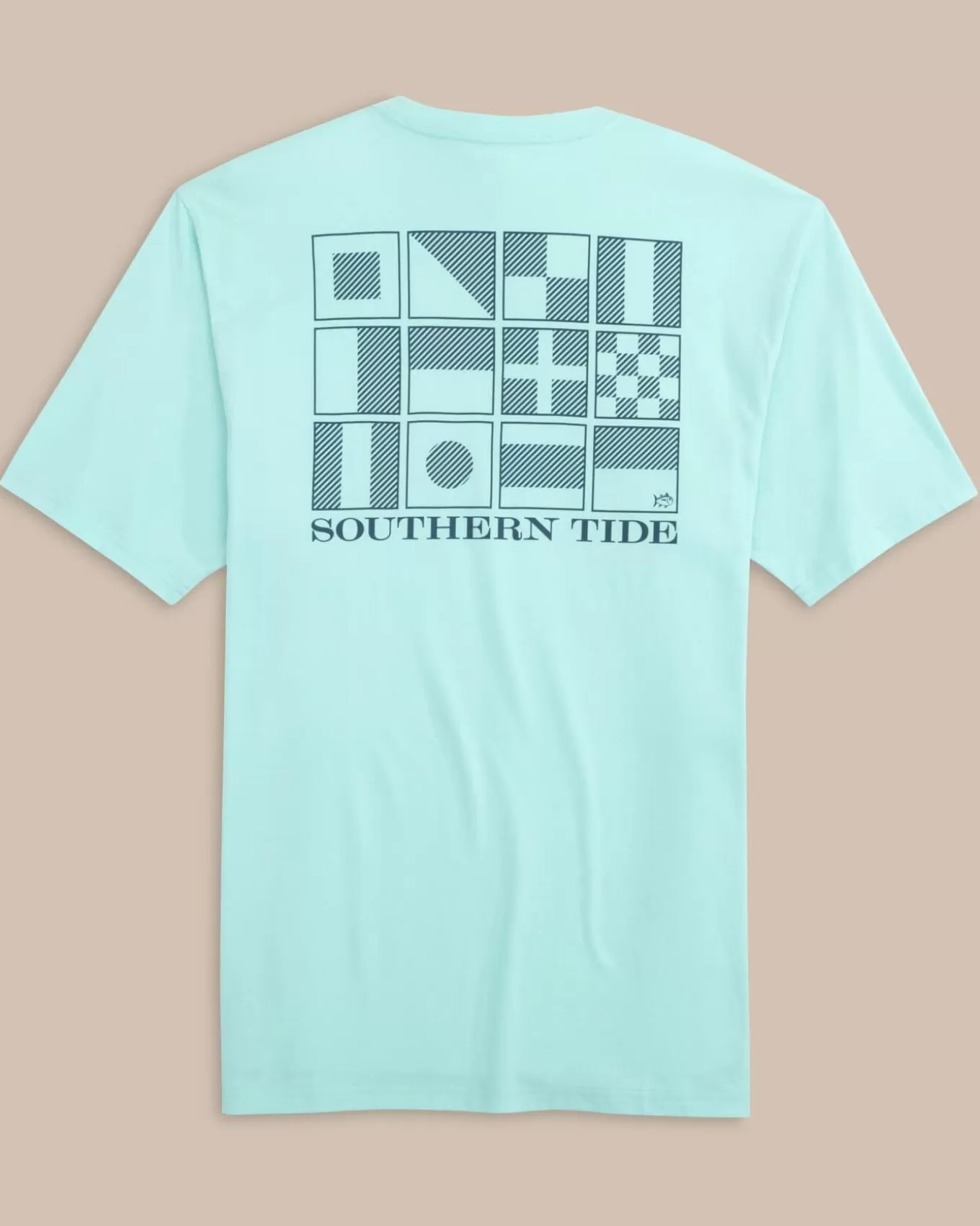 Southern Tide St Striped Flags Short Sleeve T-Shirt< T-Shirts