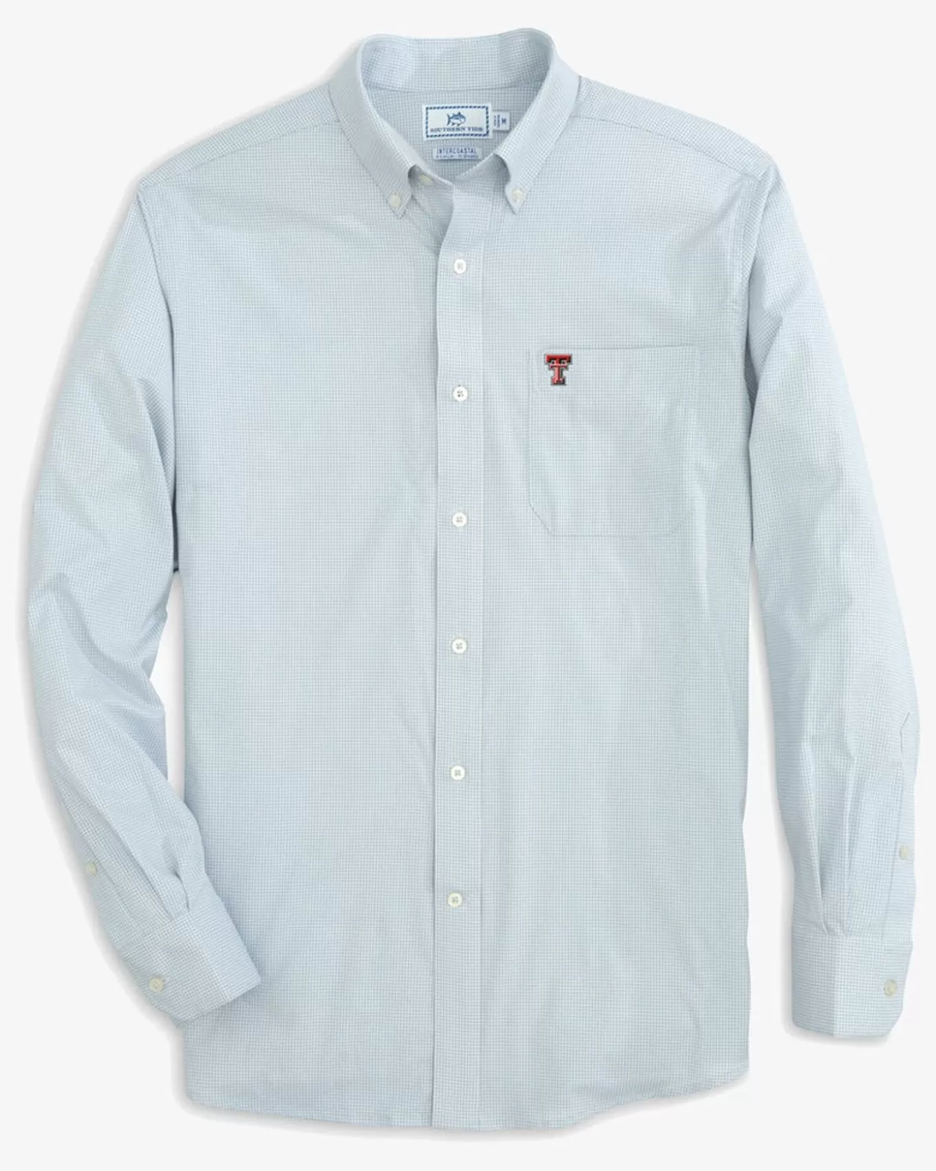 Southern Tide Texas Tech Red Raiders Gingham Button Down Shirt< Sport Shirts & Button Downs